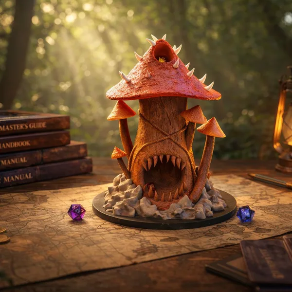 Mushroom Dice Tower