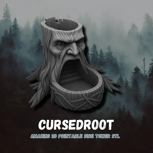 Cursed tree dice tower