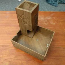 Magnetic Dice Box, Tray, and Tower