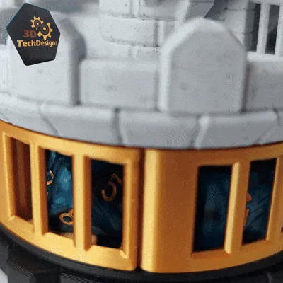 Mechanical Dice Tower