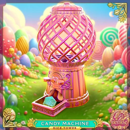 Candy Machine Dice Tower - SUPPORT FREE!