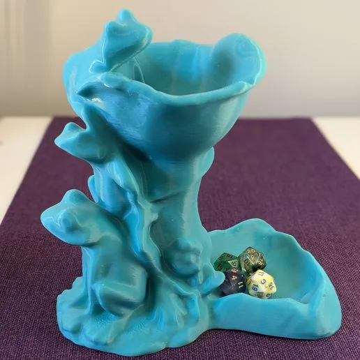 Frog Pond Dice Tower / Dice Roller - No Support - Easy Print