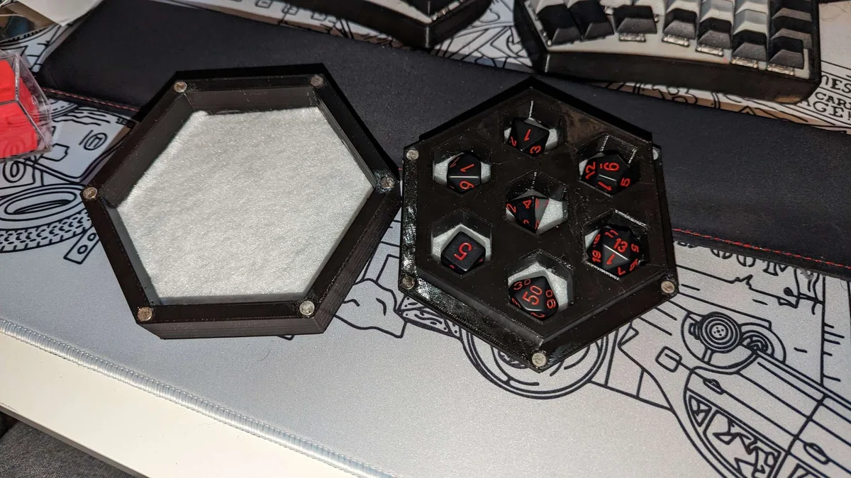 Magnetic Dice Tray, Holder Combo