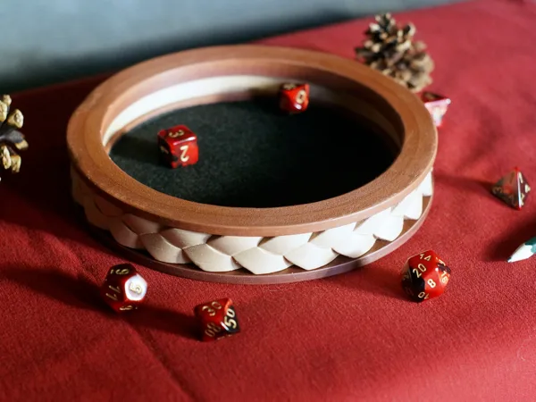 Dice Tray - DnD - Braided Look