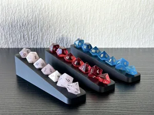 Minimal D&D Dice Display Stand