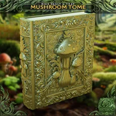Mushroom Tome - Dice Vault & Rolling Tray