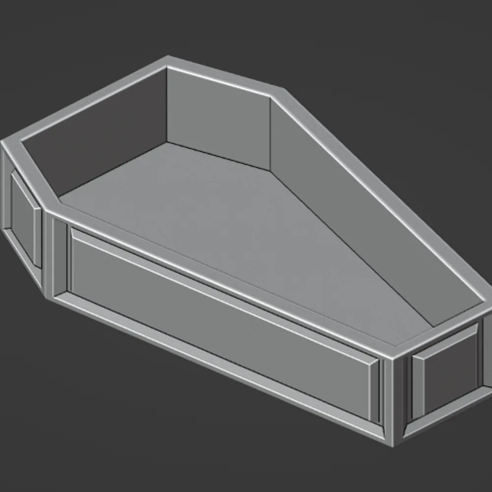 Coffin Dice Tray