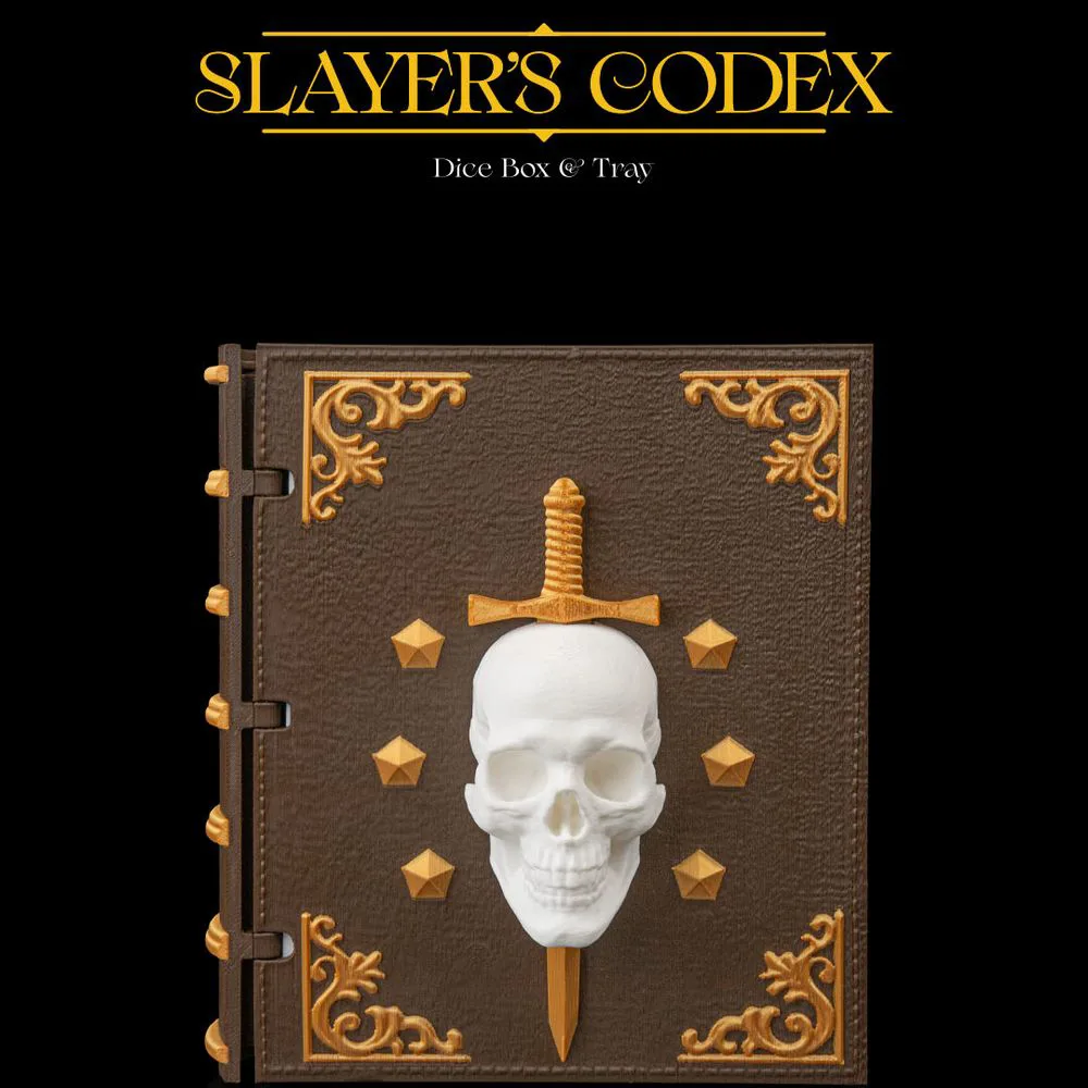 Slayer’s Codex - Dice Box & Tray