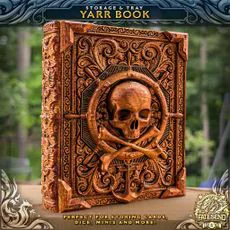 Yarr Book - Storage & Dice Rolling Tray