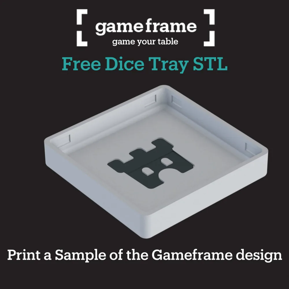Gameframe dice tray