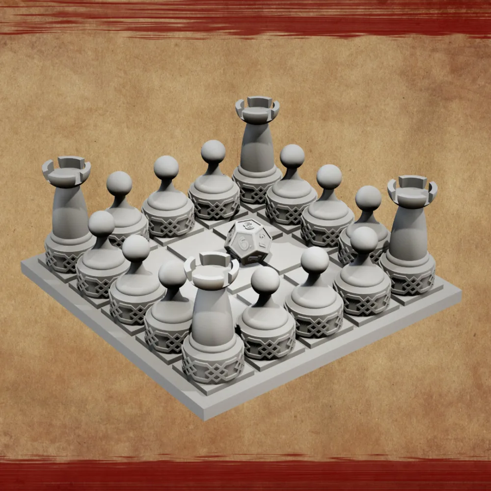 Chessboard Dice Tray