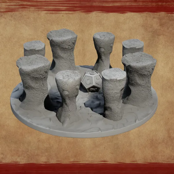 Pillars Dice Tray