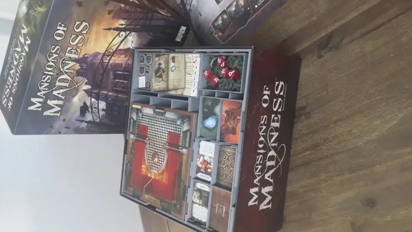Insert for Mansions of Madness (FFG) base game + expansions storage