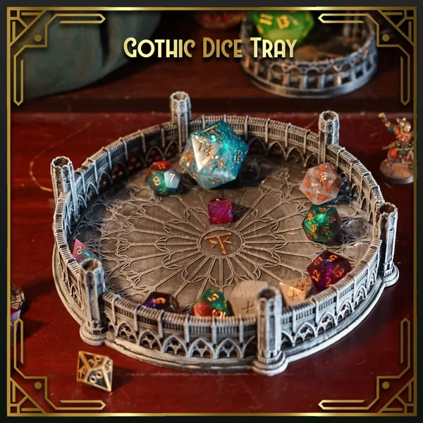 Gothic Dice Tray
