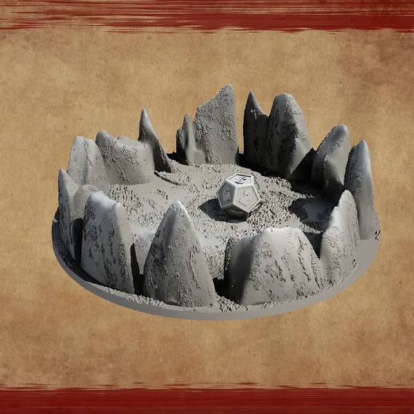 Rock Dice Tray