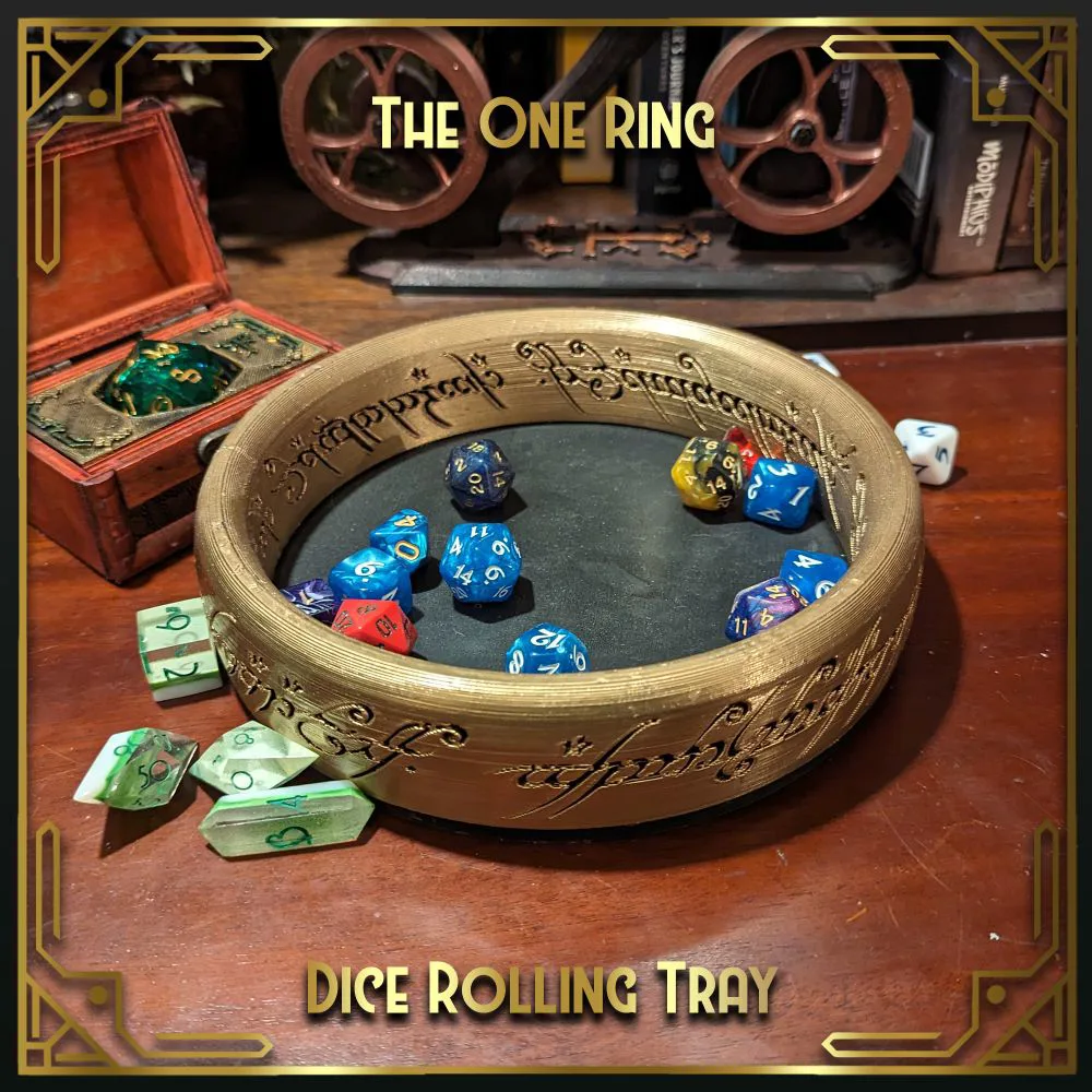 The One Ring Dice Tray - No Support