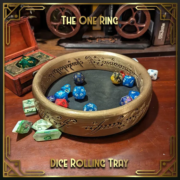 The One Ring Dice Tray - No Support