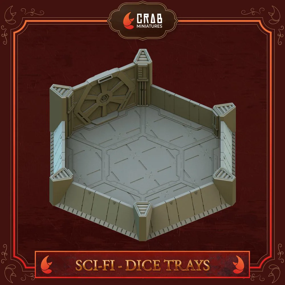 Sci-Fi Dice Trays