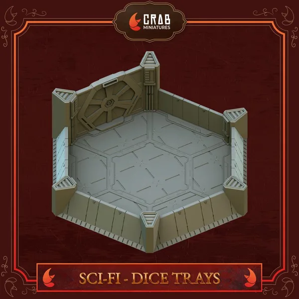 Sci-Fi Dice Trays