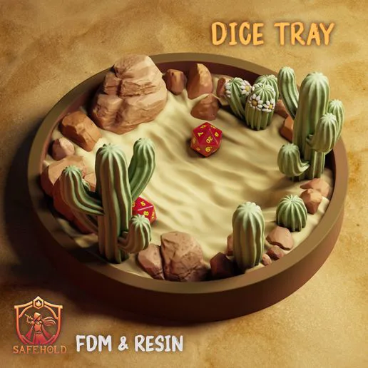 Desert Dice Tray