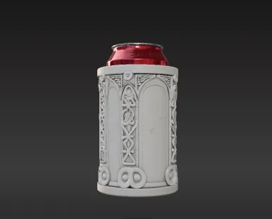 Celtic Wolf Dice Roller & Can Cozy - Game Night Accessory