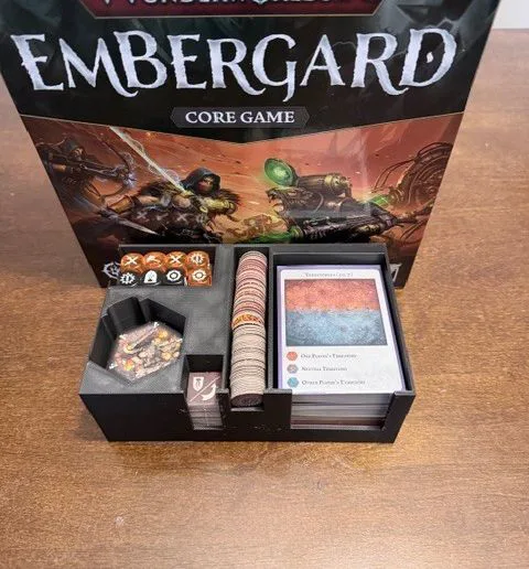 Underworlds  embergard-Compatible Organizer Insert – Sleeved Deck Storage (With & Without Mini Slots)