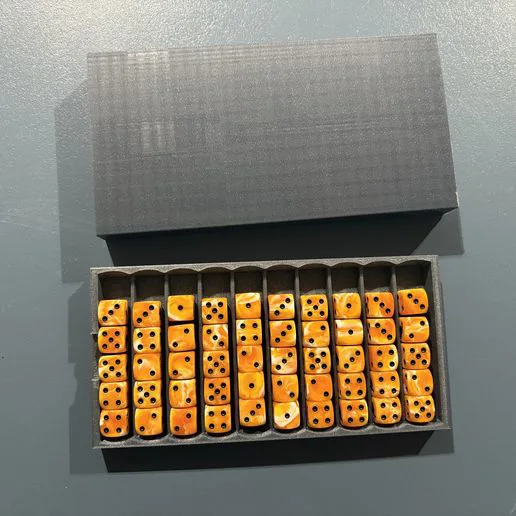 16mm Dice Organizer w/ Case