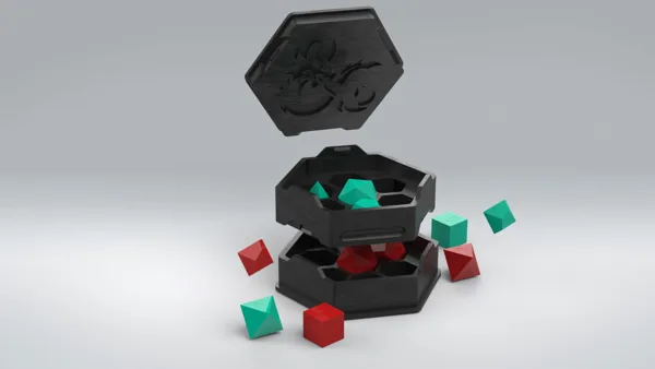 Stackable D&D Dice Box