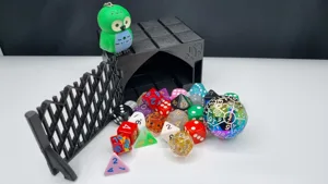 Dice Jail: a print-in-place jail prop and dice box in one!