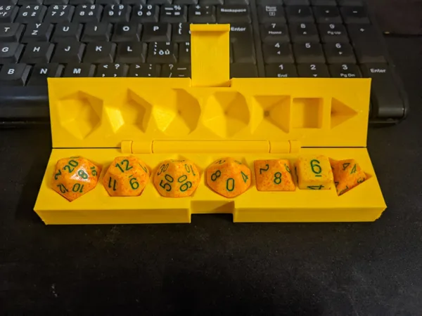 JJ's Dice Box + Dice Stand (print-in-place)