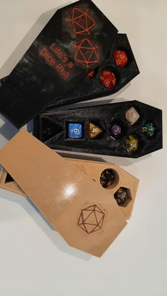 Coffin dice box