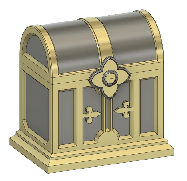Luxurious Chest Dice Box