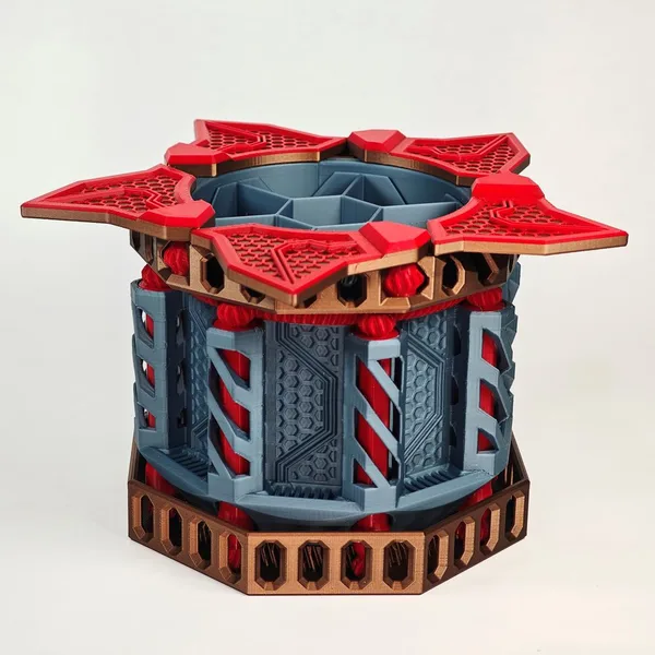 Geared Mechanical Dice Box