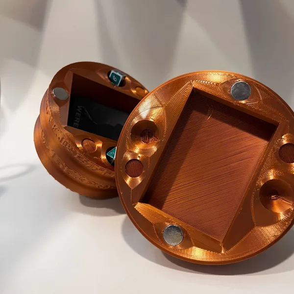 Spinning Top Deck Box and Dice Holder