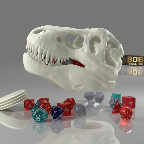 Raptor Skull Dice Box