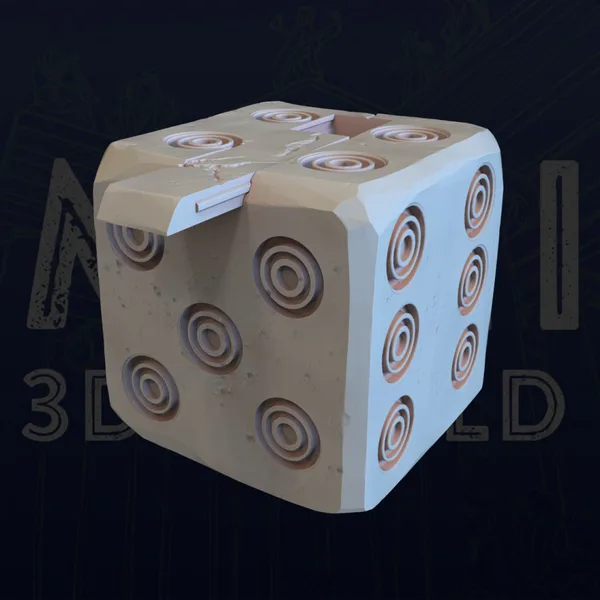 Roman D6 (Dice Box) by 'A Mini 3D World'