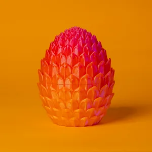 Premium Magnetic Dragon Egg Container - Articulated Dragon Baby Egg Storage, Stash Jar, Dice Box, Trinket Box, Dragon Decor