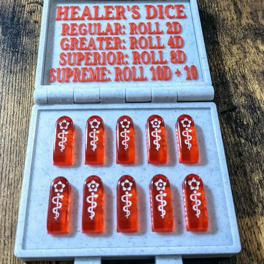 Healer's Dice Box