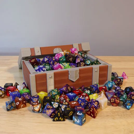 Dice Chest/Dice Holder STL (3D Print File)