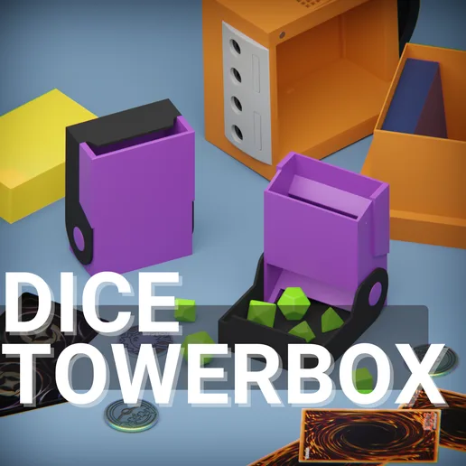 Foldable Dice TowerBox