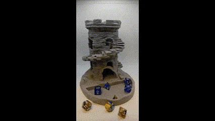 Damaged Dice Tower