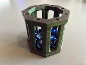 Octagonal Dice Jail (No supports)