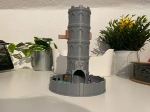 Dice Tower with Drop Mechanism