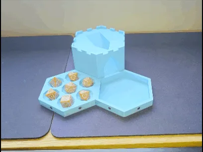 Dice Jail Hex - Magnetic Modular Board Game System