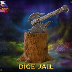 Barbarian Axe Dice Jail - SUPPORT FREE!