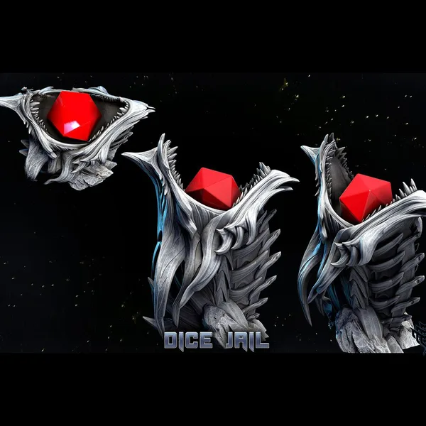 Dice Jail Warforged Dragon
