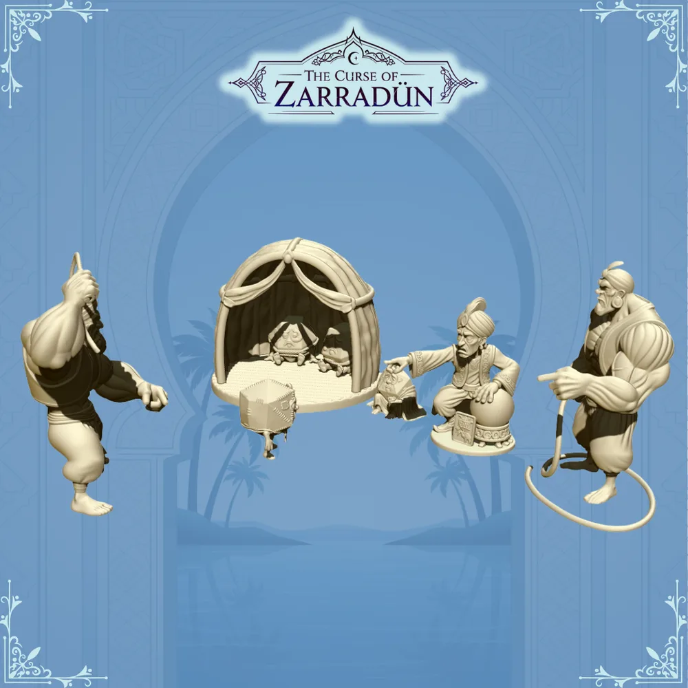 Arabian Nights Themed Dice Jail Set