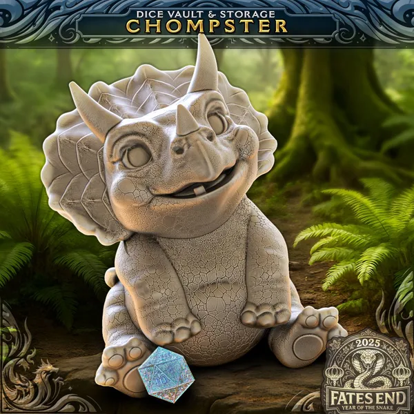 Chompster Dice Vault and Storage