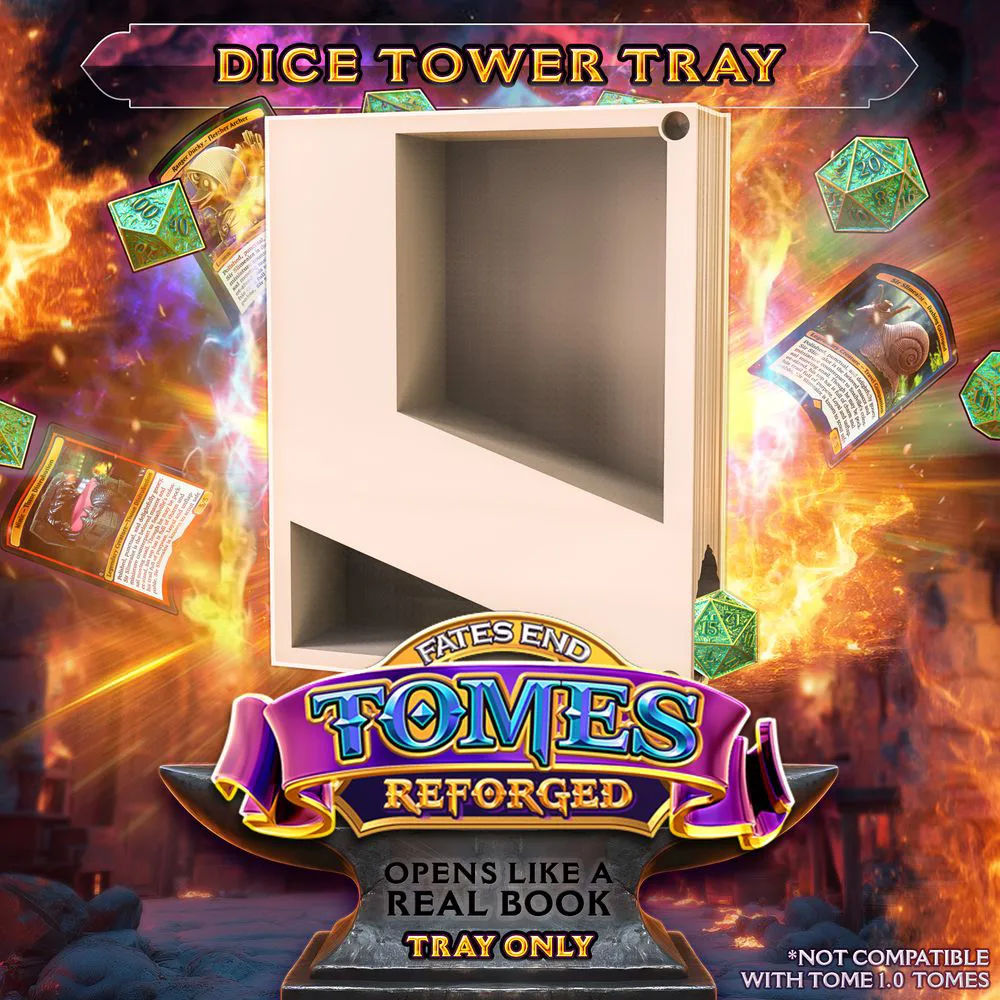 FE Tomes: REFORGED ⚒️ Dice Tower Page Tray
