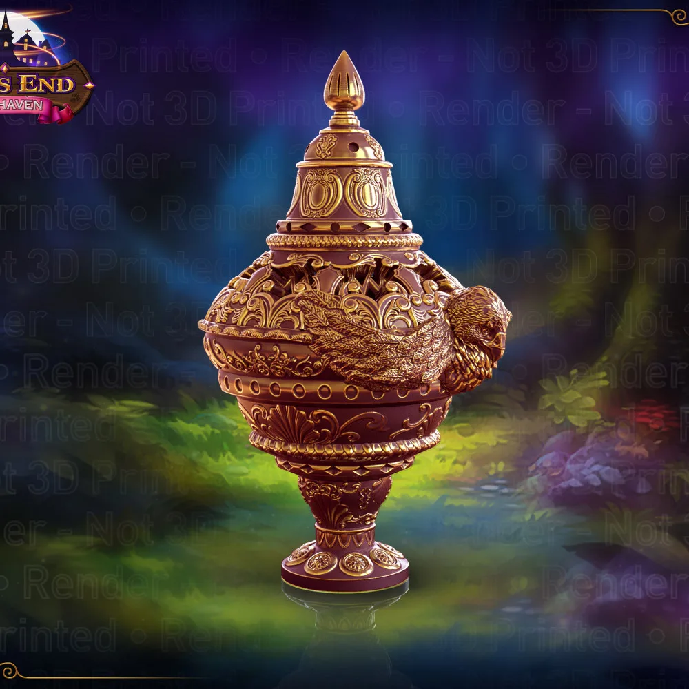 Cleric's Incense Burner Dice Vault - SUPPORT FREE!
